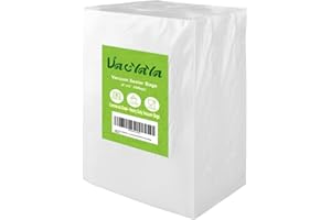 VacYaYa 200 Pint Size 6 x 10 Inch Vacuum Sealer Freezer Storage Machine Bags for Food,Vac Seal a Meal Bags with BPA Free and Commercial Grade Sous Vide Vaccume Seal Safe PreCut Bag