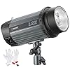 Neewer 300W 5600K Photo Studio Strobe Flash Light Monolight with Modeling Lamp and 3-IN-1 Cleaning Kit, Aluminium Alloy…