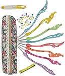 Hz.Codelo Crochet Hooks Set, Comfort Grip Crochet Knitting Needles Knit Kit With Case
