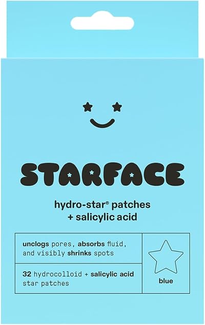 Starface Hydro-Star Salicylic Acid Pimple Patches Blue 32 Count