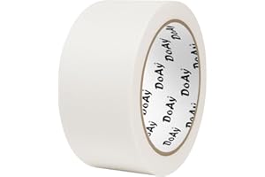 DOAY White Painters Tape - Masking Tape 2 Inch Wide (1.88" x 90FT) - Multi-Surface, Smart Adhesion, Indoor & Outdoor - 1 Roll Paint Tape for DIY, Labeling, Art, Car (#3910)