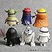 10cm 6pcs/lot Q Style Star War Minions Cosplay Darth Vader & Storm & Yoda Trooper Action Figure Model Toy