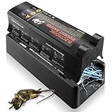ASprink Electronic Rodent Trap, Effective and Powerful Killer Eliminate Rats, Mice No Touch, No See-Reusable