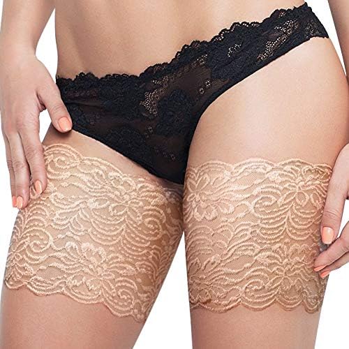 MAGIMODAC Thigh Band Lace Anti chaffing Bands Elastic Bands to Prevent Chafing For Women Sport Sock