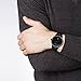 Men's Black Leather Casual Watches - Analog Quartz with Date, 99 ft Waterproof Wrist Watch for Men