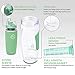 Hydracy Fruit Infuser Water Bottle - 32 oz Sports Bottle - Insulating Sleeve, Time Marker & Full Length Infusion Rod + 27 Fruit Infused Water Recipes eBook Gift - Aqua Green