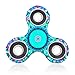 Keepfit Tri-Spinner Fidget Toy, LED Flashing Light EDC Anti-Stress Toys, Help ADD ADHD (Flower-D)