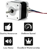 MOTOU NEMA17 Stepper Motor Kit High Torque Bipolar DC CNC XYZ 3D Printer 290mN.m view 4