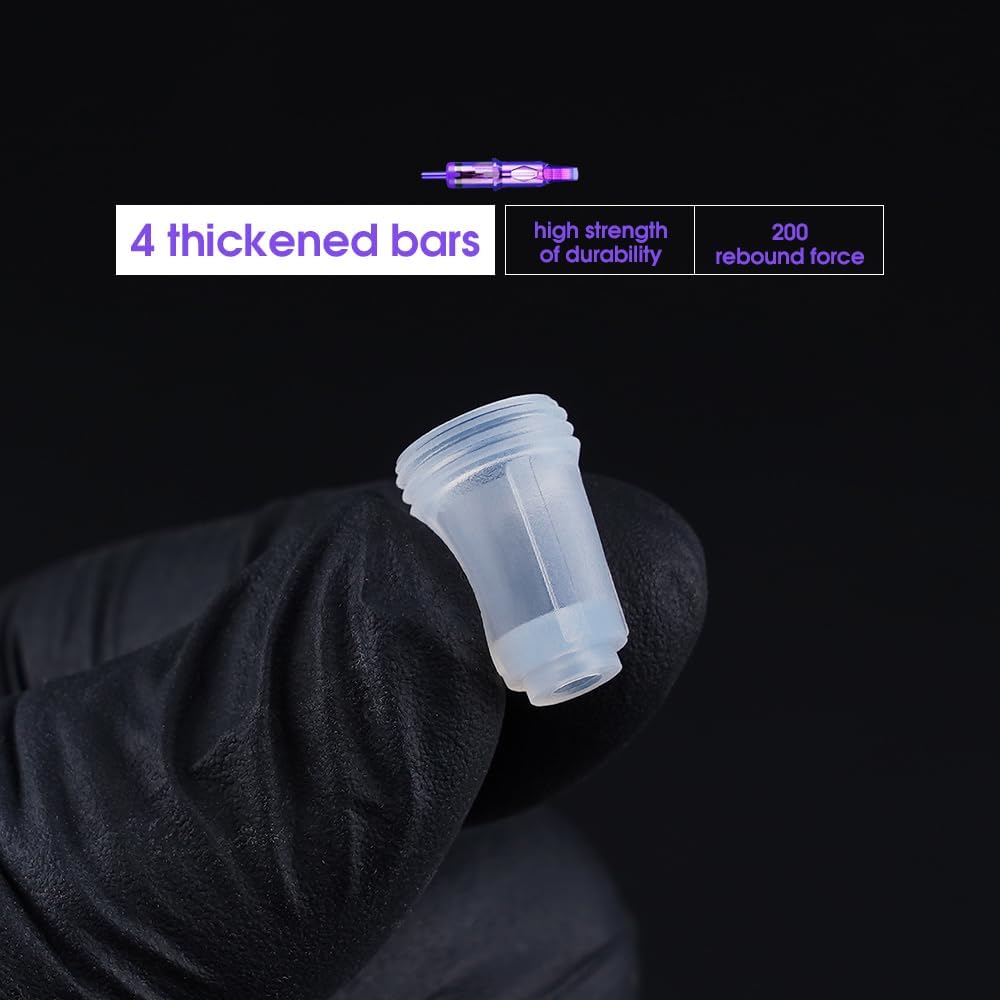 Mast Tattoo Pro Cartridges Needles with Membrane Mixed Sizes Box of 50 Pcs (RL+RS+RM+M1)