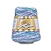 Lily Sugar'n Cream Cotton Cone Yarn, 14 oz, Beach Ball Blue Ombre, 1 Cone