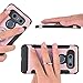 TechVibe LG V30 Case, Slim Drop Protection Cover, Ring Grip Holder Stand, For LG V30 (2017) - Rose Gold