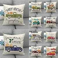 Etuoji Home Office Fashion Thanksgiving Day Pumpkin Pattern Pillow Cover Pillowcases