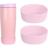 2pcs Silicone Boot Compatible with Owala SmoothSip Slider 12oz/20oz, Anti-Slip BPA Free Water Bottle Boot for Coffee Tumbler Travel Coffee Mug Protective Sleeve Accessories