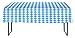 Oktoberfest Bavarian Check Table Cover, 54 x 108 Inches