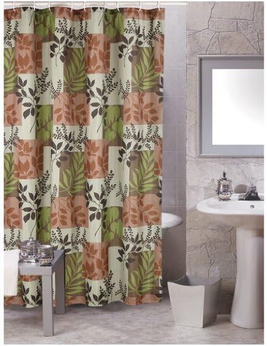 Amazon Com Carnation Shower Curtain Fabric Laura Brown Shower