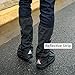 SaphiRose Waterproof Shoe Covers Non-Slip Rain Snow Overshoes with Reflector(Black)thumb 3