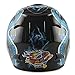Motorcycle Street Bike Blue Dragon Full Face Adult Helmet