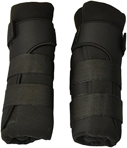 Vet Therapy Therapeutic Fir Fleece Lined Horse Leg Royal Quick Wraps (Set of 2), Small 12-Inch