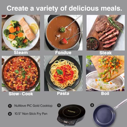 NUWAVE Gold Precision Induction Cooktop, Portable, Powerful with Large