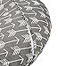 Org Store Premium Nursing Pillow Cover | Slipcover for Breastfeeding Pillows (Gray w/White Arrows)