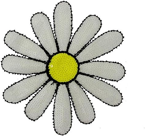 1piece/lot 21x22.5cm Extra Large Sew On Patch flower style sequins Patch