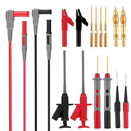 Micsoa Deluxe Electrical Test Lead Kit, Digital Multimeter Leads