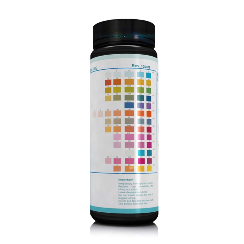 Simplexhealth Strisce Test Durezza Acqua | 20 Strisce Reattive | Misuratore PPM E GPG | Controllo Qualit&agrave; Acqua Domestica