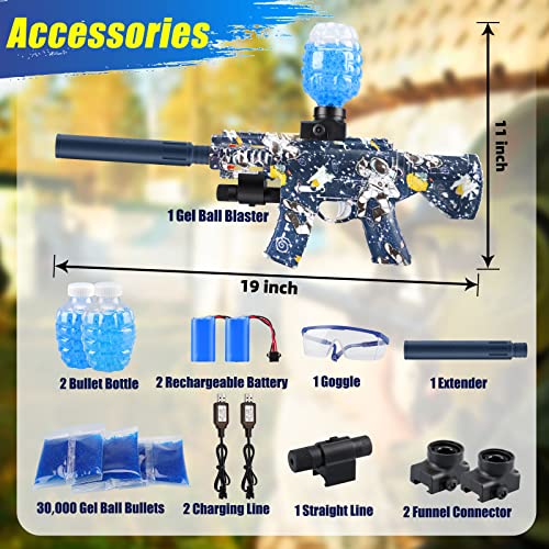 Electric Gel Ball Blaster, Rechargeable Battery Powered Splatter Ball