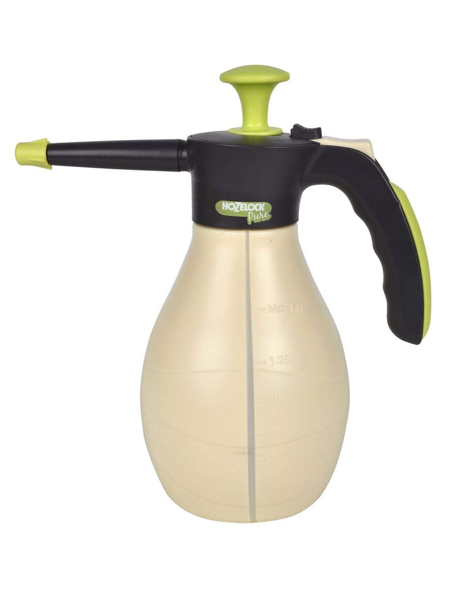 HOZELOCK - Sprayer Pure 2L : Spray your Natural Recipes, Resistant to Alkaline Products, Filter for Liquid Manures/infusions, 360° Spray Function and Lockable Trigger [4200 0000]