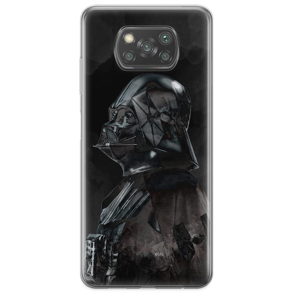 ERT GROUP mobile phone case for Xiaomi POCOPHONE X3 original and officially Licensed Star Wars pattern Darth Vader 003 optimally adapted to the shape of the mobile phone, case made of TPU
