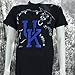 UK Highlight University of Kentucky Wildcats Logo on a Black Short Sleeve T Shirt