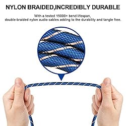 90 Degree Right Angle Aux Cable - [24K