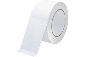 XUXU Duct Tape Heavy Duty Waterproof White Duct Tape, 30 Yards x 2 Inch Strong Adhesive Duct Tape Bulk for Indoor Outdoor Repairs Tear by Hand