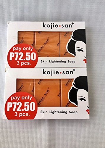 KOJIE SAN SKIN LIGHTENING SOAP, 6-PACK (6X65GRAMS) by Bevi Elements