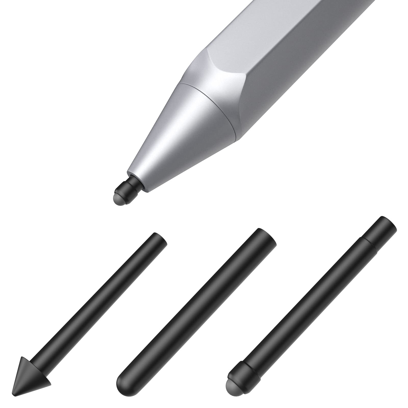 MoKo Surface Pen Tips (3 Packs, HB/2H/H Type), Replacement Kit for Surface Pro 2017/Pro 4 Pen