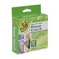 Duck Brand 283580 Press to Seal Rope Caulk, White, 1/8-Inch Wide x 35-Feet Long, Single Roll