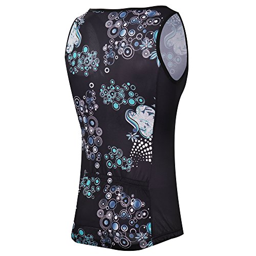 Cycling Sleeveless Jersey Vest Women /Bicycle Cycle summer Vest Women /Breathable Bike Vest Sleeveless (XXL, 1) - Thumbnail 4