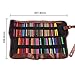 LifeVC Colored Pencils Holder, 72 Pencils Case,Canvas Roll up Wrap Bag Pouch For Gen Pens,Colored Pencils Set(Colored Pencils Not Included)