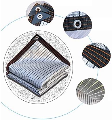 日除け シェード オーニング 75 遮光率 アルミニウム シェード布の帆 サンシェードセイル Uvブロックカバー と グロメット ために パティオ 芝生 庭園 プール Size 4m X 7m