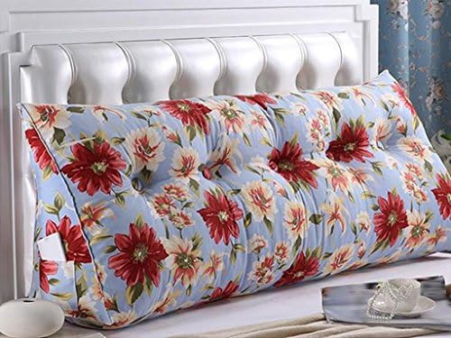 Double PILLOWS Pillows, triangle bed Soft Pack bed &amp; queen bed ISBO cover 100x25x5 ller return wash 0cm Washable, sales (Color # 7, Size: 120x25x50cm)