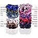 EAONE 20 Pack Velvet Hair Scrunchies Colorful Velvet Hair Ties Scrunchy Bobble Hair Bands, 20 Colors