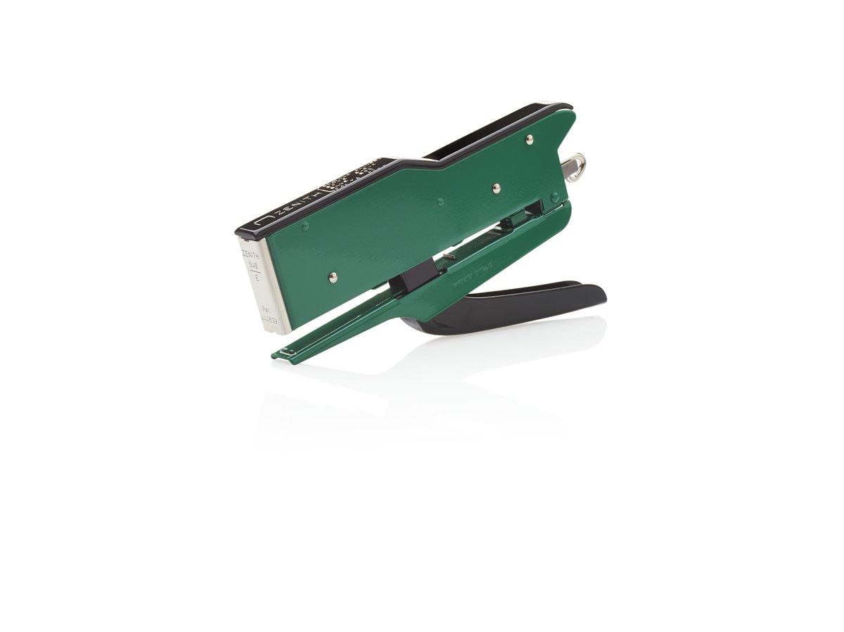 Zenith 130031 548/E Stapler for 6/4 and 6/6 Staples Green and Black