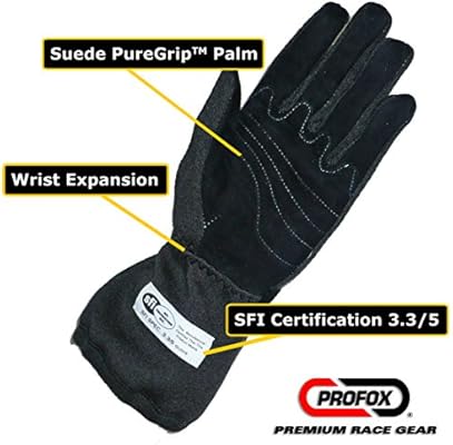 Fire resistant racing gloves Clearance