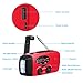 Emergency Weather Radio Portable Emergency Solar Radio Hand Crank Self Powered Phone Charger 3-Led Flashlight Am Fm