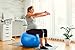 Exercise Ball Balance Anti-Burst Balls | Best Professional Stability Set – Yoga Large Thick Fitness Ball With Pump & Accessories, Extra Pins For Valve, Premium Elastic Loop &Hard Cover Workout Guide …