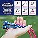 Inventiv Kids Jump Rope, Cute Colorful Designs, 9ft Adjustable Length, Quality PVC, Suitable for Children, Adults, Fitness, or Play (Hearts | Navy/Pink)