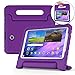 Cooper Dynamo Kids case Compatible with Galaxy Tab E 9.6 | Shock Proof Heavy Duty Kidproof Cover for Kids | Girls, Boys | Kid Friendly Handle & Stand, Screen Protector | Samsung SM-T560 T561 (Purple)