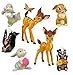 Bambi Thumper Flower Playset 7 Figure Cake Topper Toy Doll Set