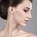 Gem Stone King 1.25 Inch Stunning Stainless Steel Click-Top Hoop Earrings Jewelry For Women (Large/Big 30MM Diameter)