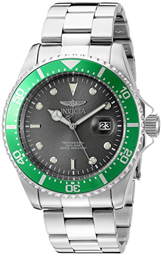 Invicta Men's 'Pro Diver' Quartz Stainless Steel Watch, Color:Silver-Toned (Model: 22021)